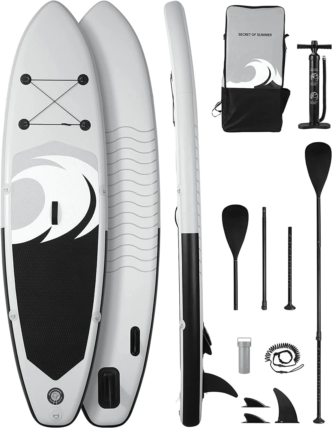 Paddle Board Inflatable 6In Hick Board with Accessories with Fast Pumping for Adults