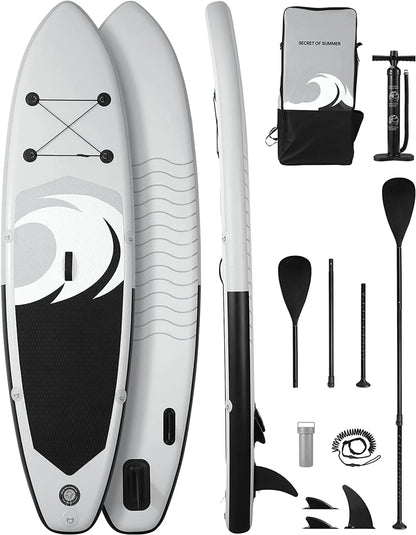 Paddle Board Inflatable 6In Hick Board with Accessories with Fast Pumping for Adults