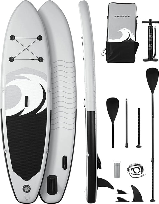 Paddle Board Inflatable 6In Hick Board with Accessories with Fast Pumping for Adults